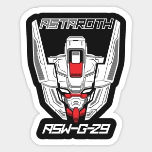 gundam astaroth Sticker